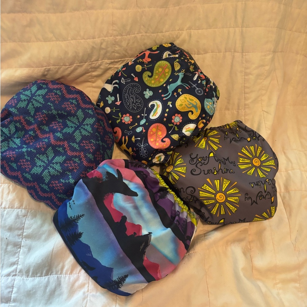 Nikki’s diapers Colorful Patterned Cloth Diapers nature natural mama baby